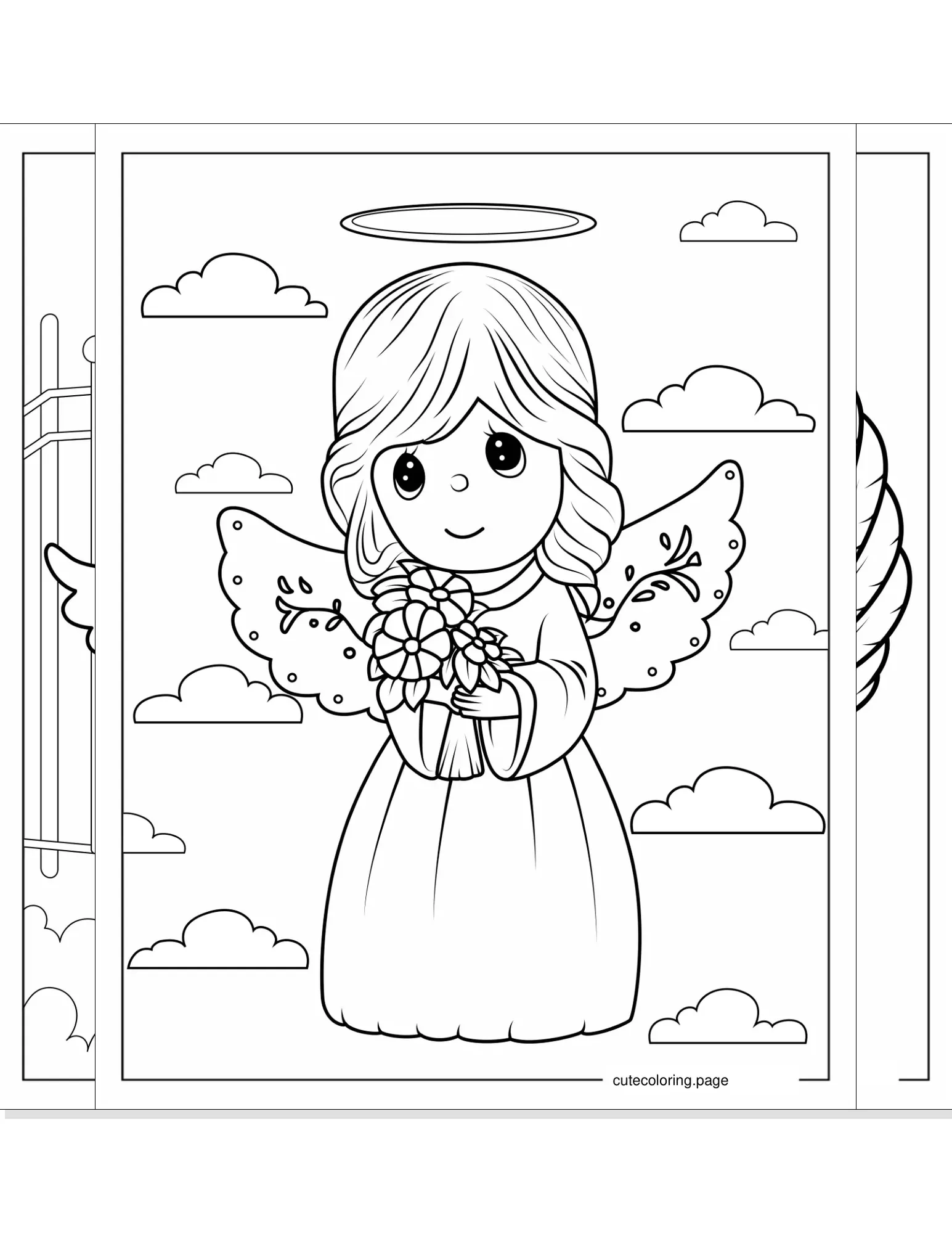 angel coloring pages coloring page