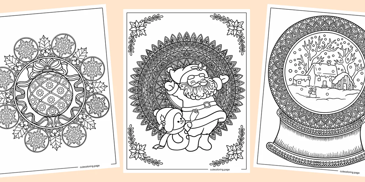 christmas-mandala-coloring-pages