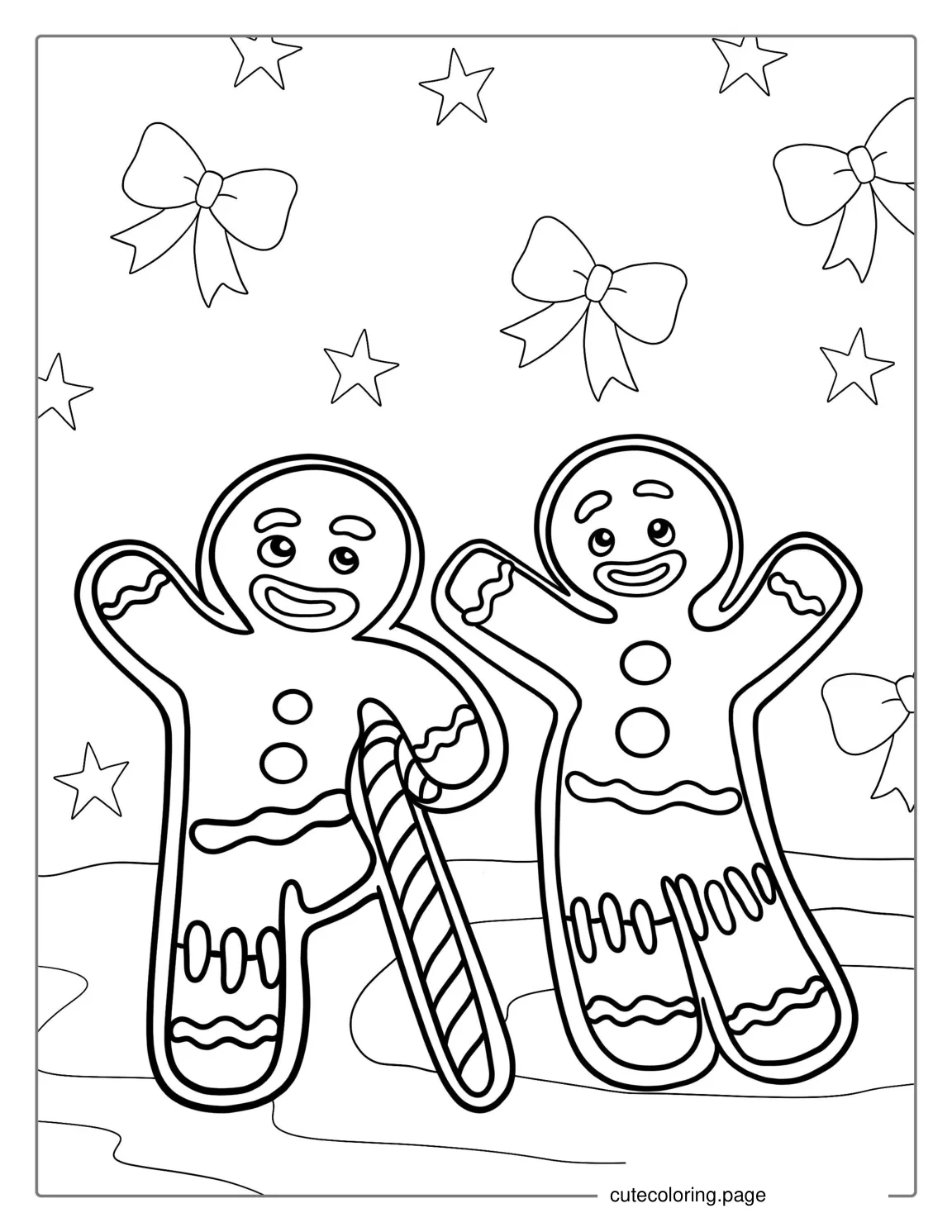 Shrek Gingerbread Man Coloring Page coloring page