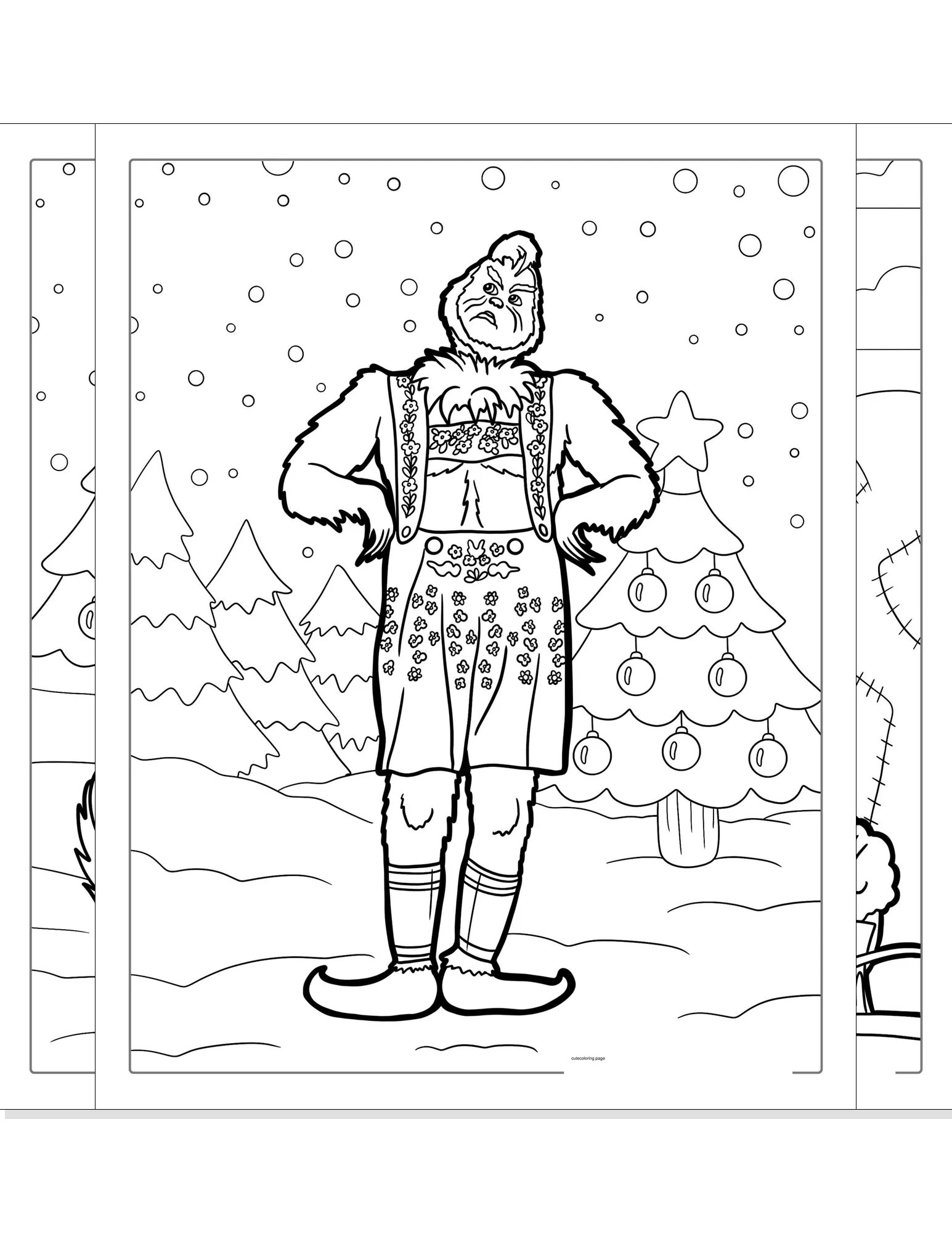 grinch coloring pages coloring page