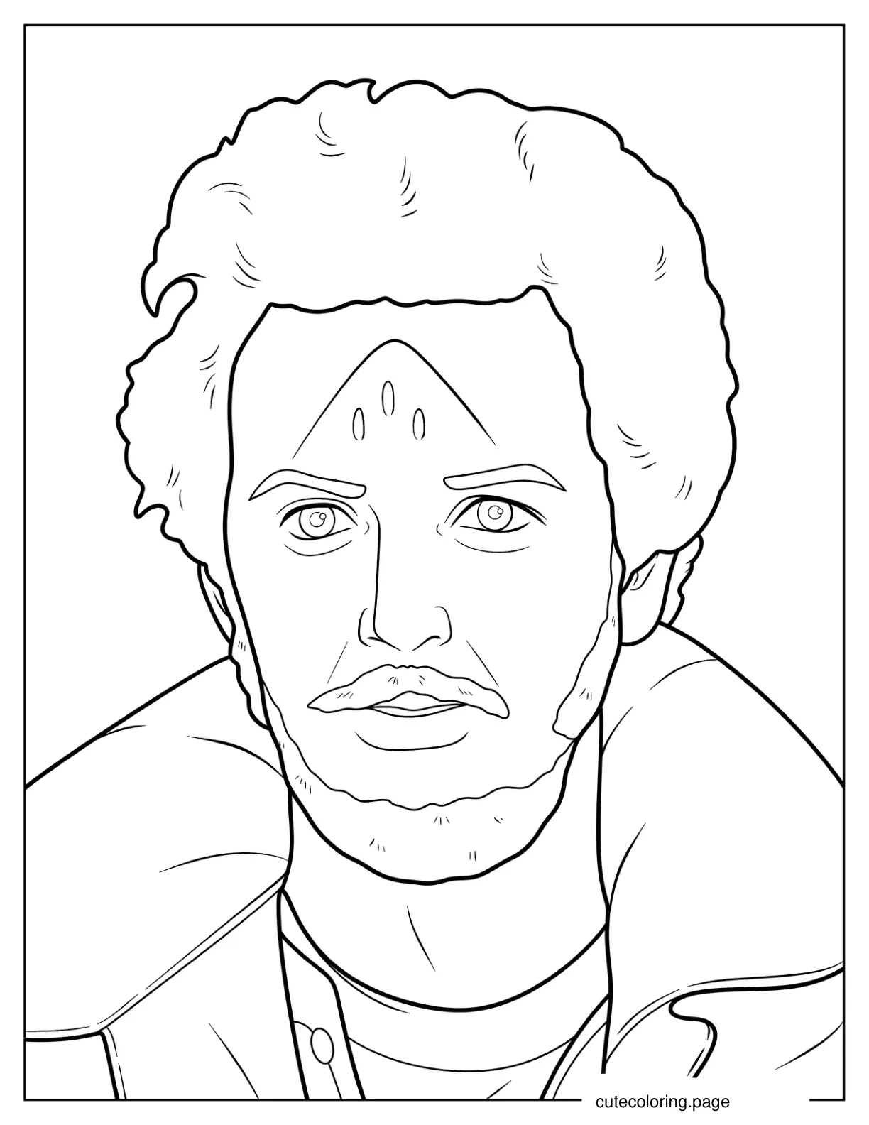 Home Alone Injured Marv Coloring Sheet coloring page