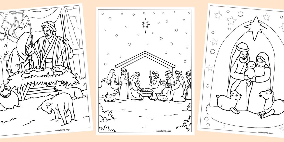 nativity-coloring-pages