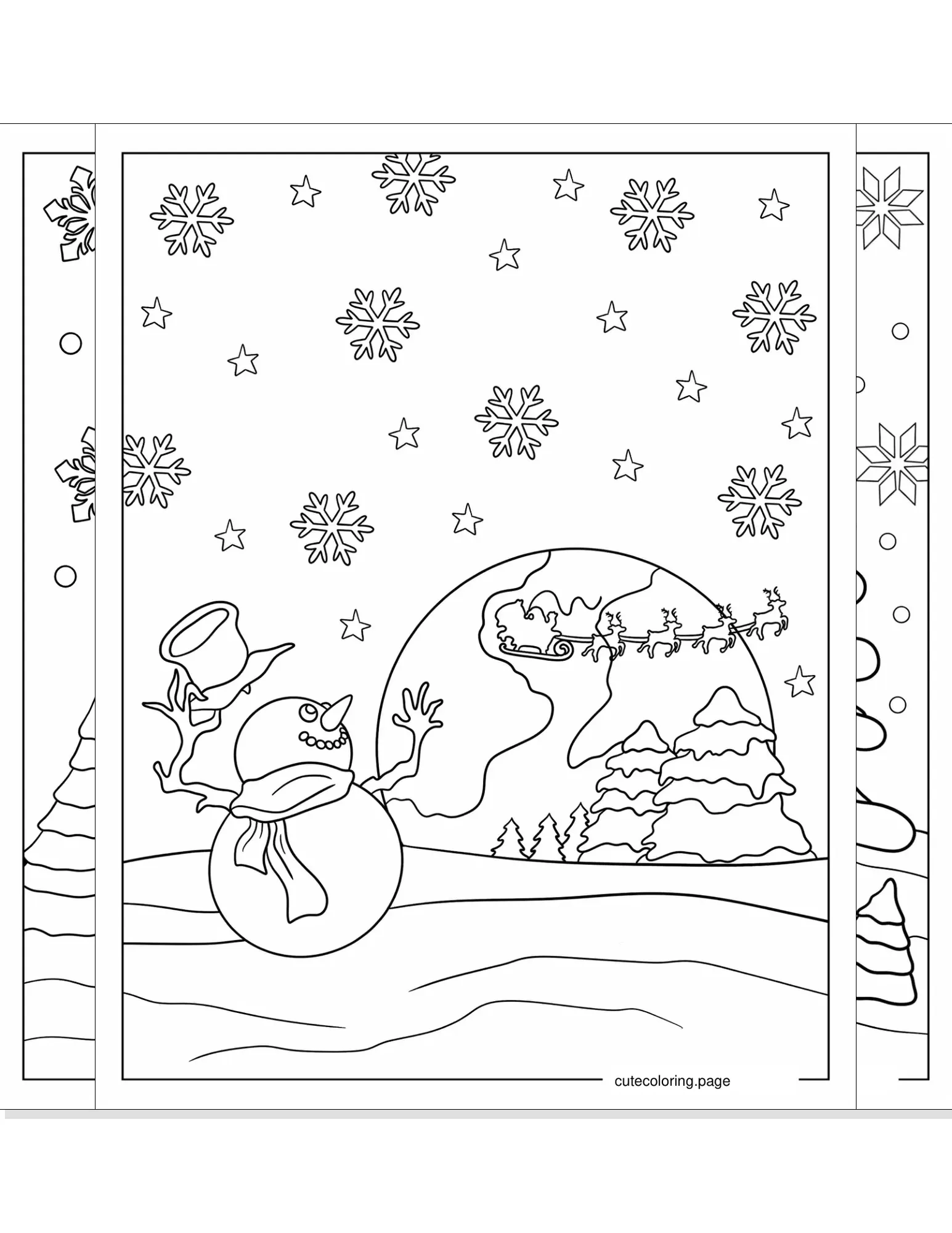 north pole coloring pages coloring page