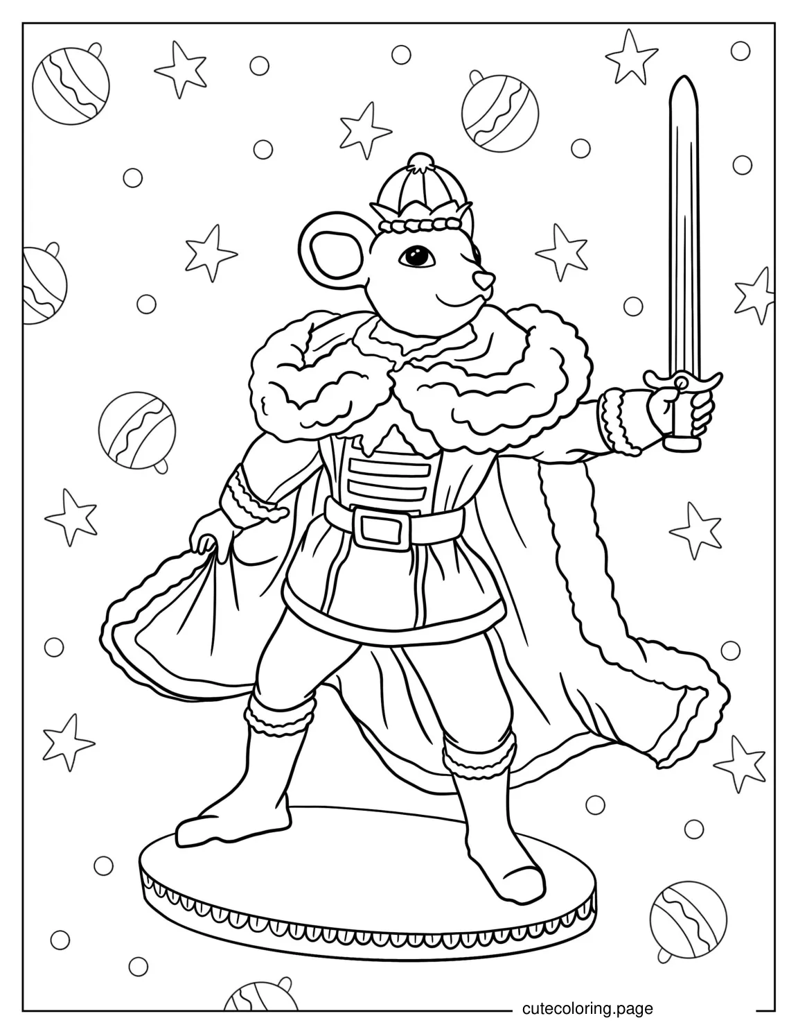 Mouse King From The Nutcracker Coloring Sheet coloring page