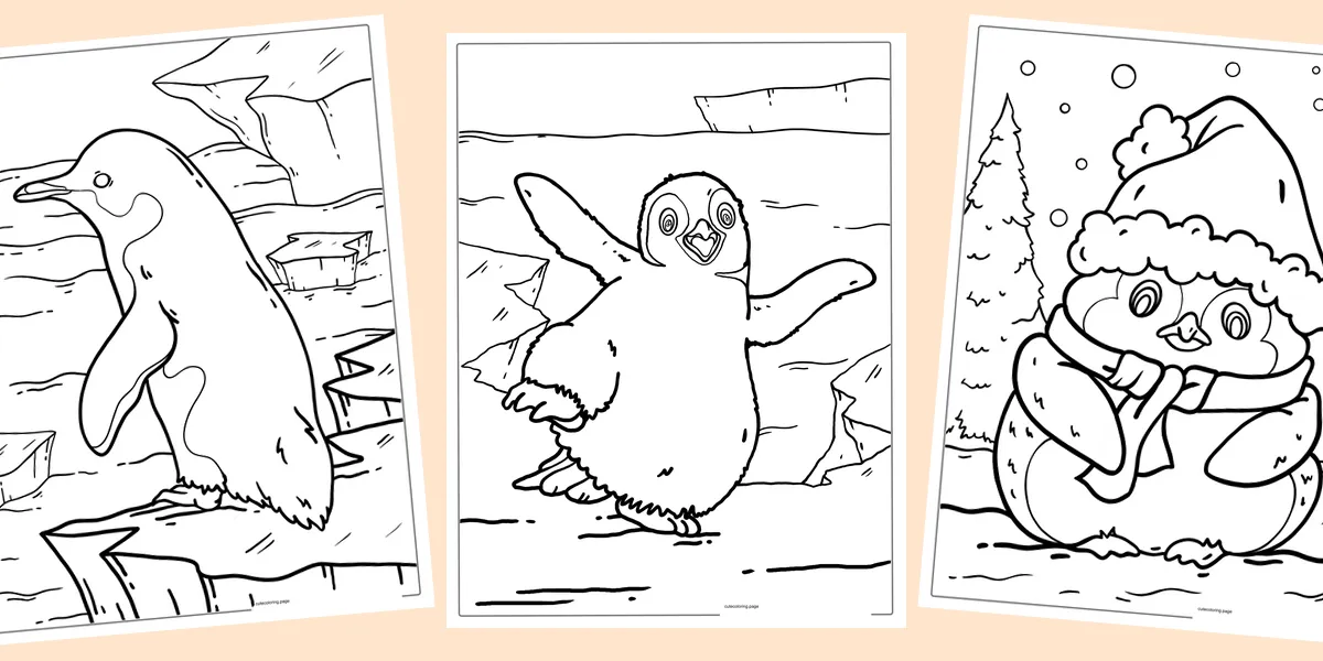 penguin-coloring-pages