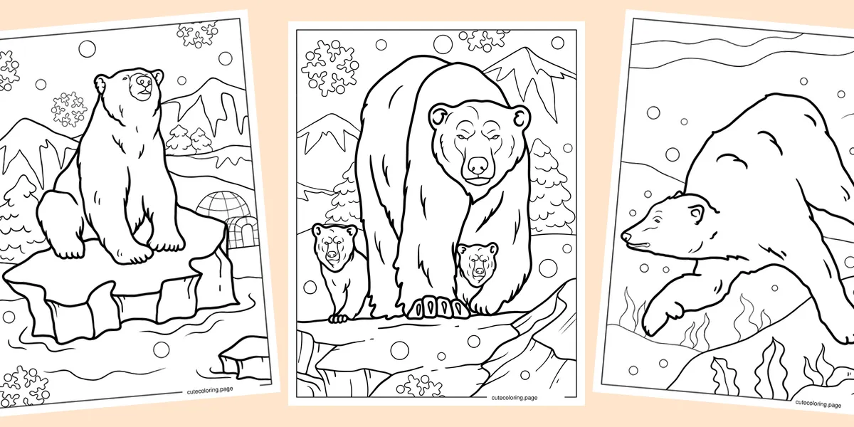 polar-bear-coloring-pages