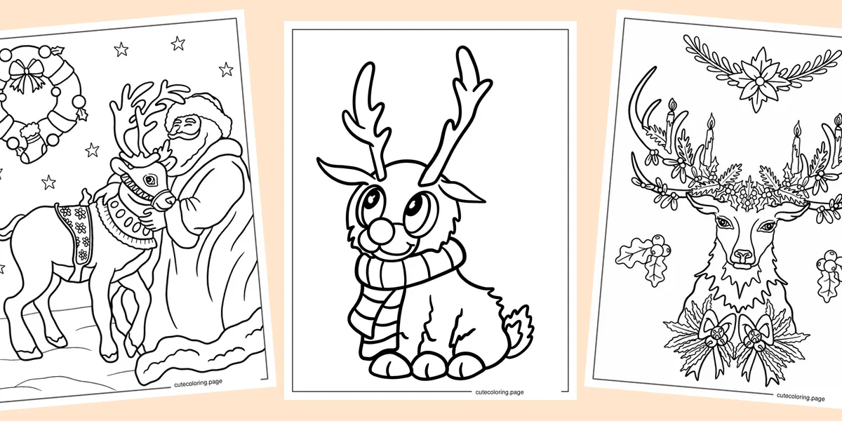 reindeer-coloring-pages