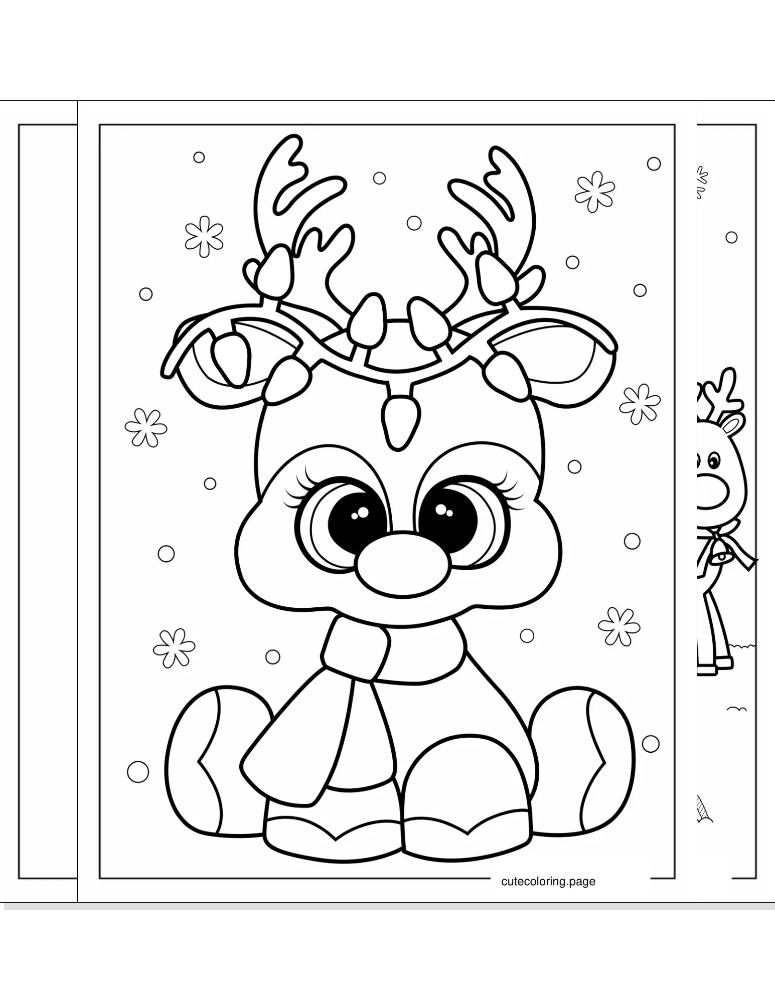 rudolph coloring pages coloring page