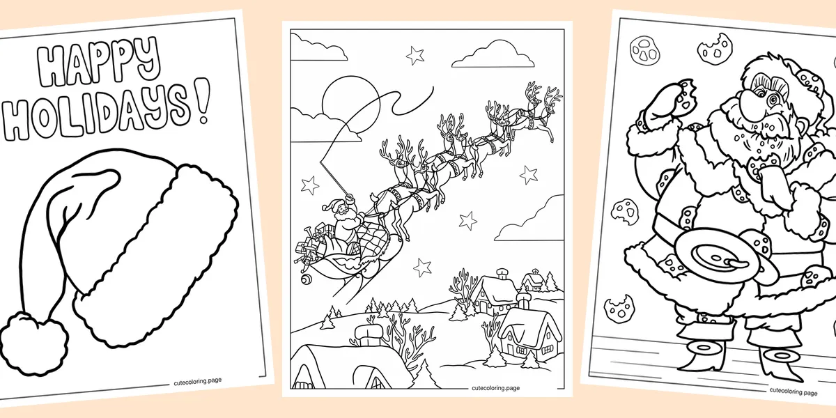 santa-coloring-pages