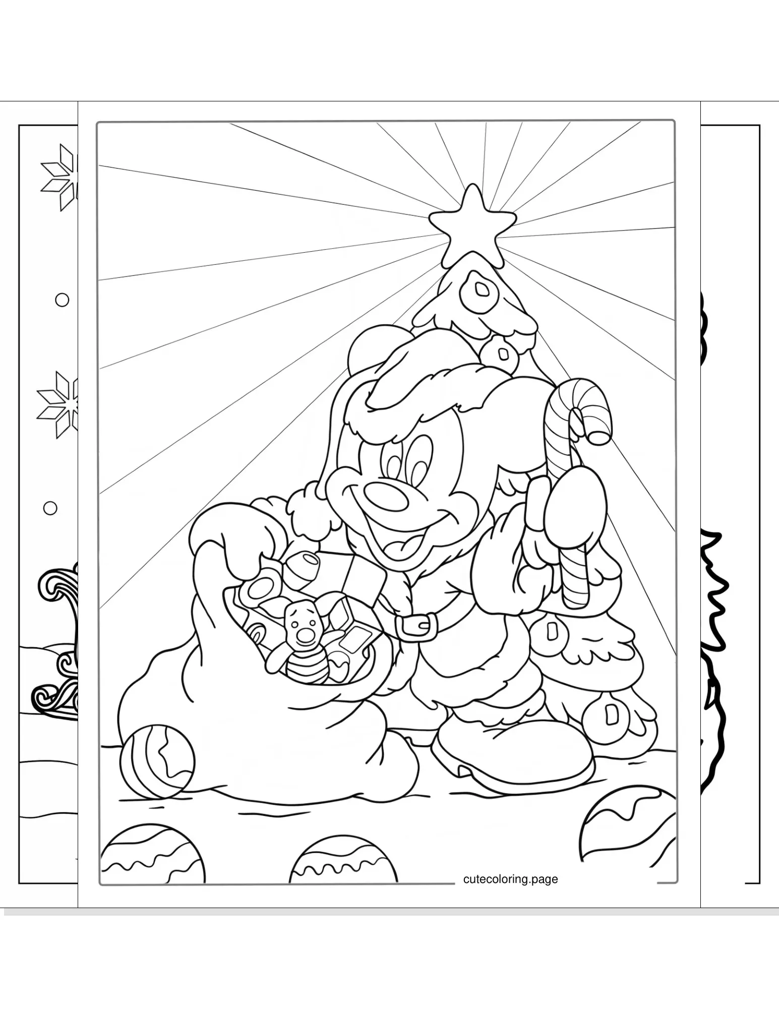 santa coloring pages coloring page