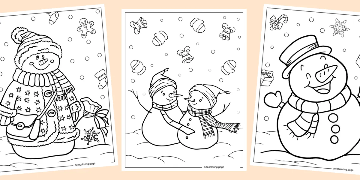 snowman-coloring-pages