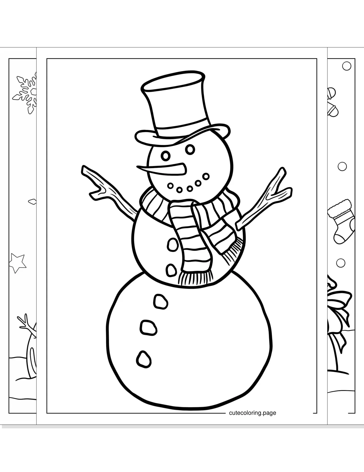 snowman coloring pages coloring page